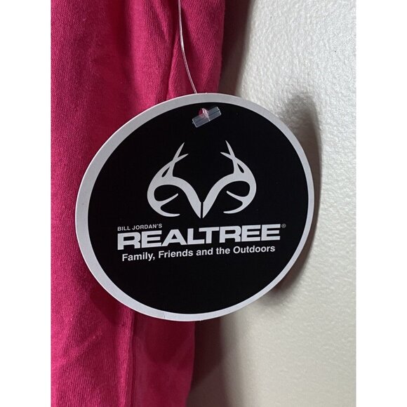NWT Realtree Womens PINK Realtree Authentic Since 1986 TShirt SMALL Short Sleeve - Picture 2 of 7